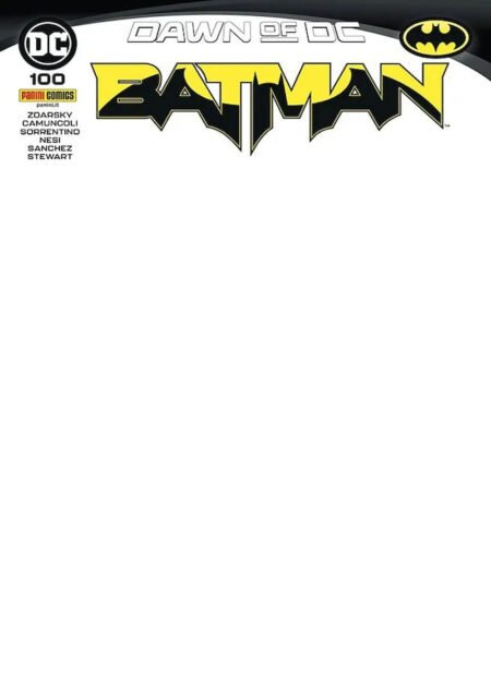 Batman #100 Variant Blank Cover