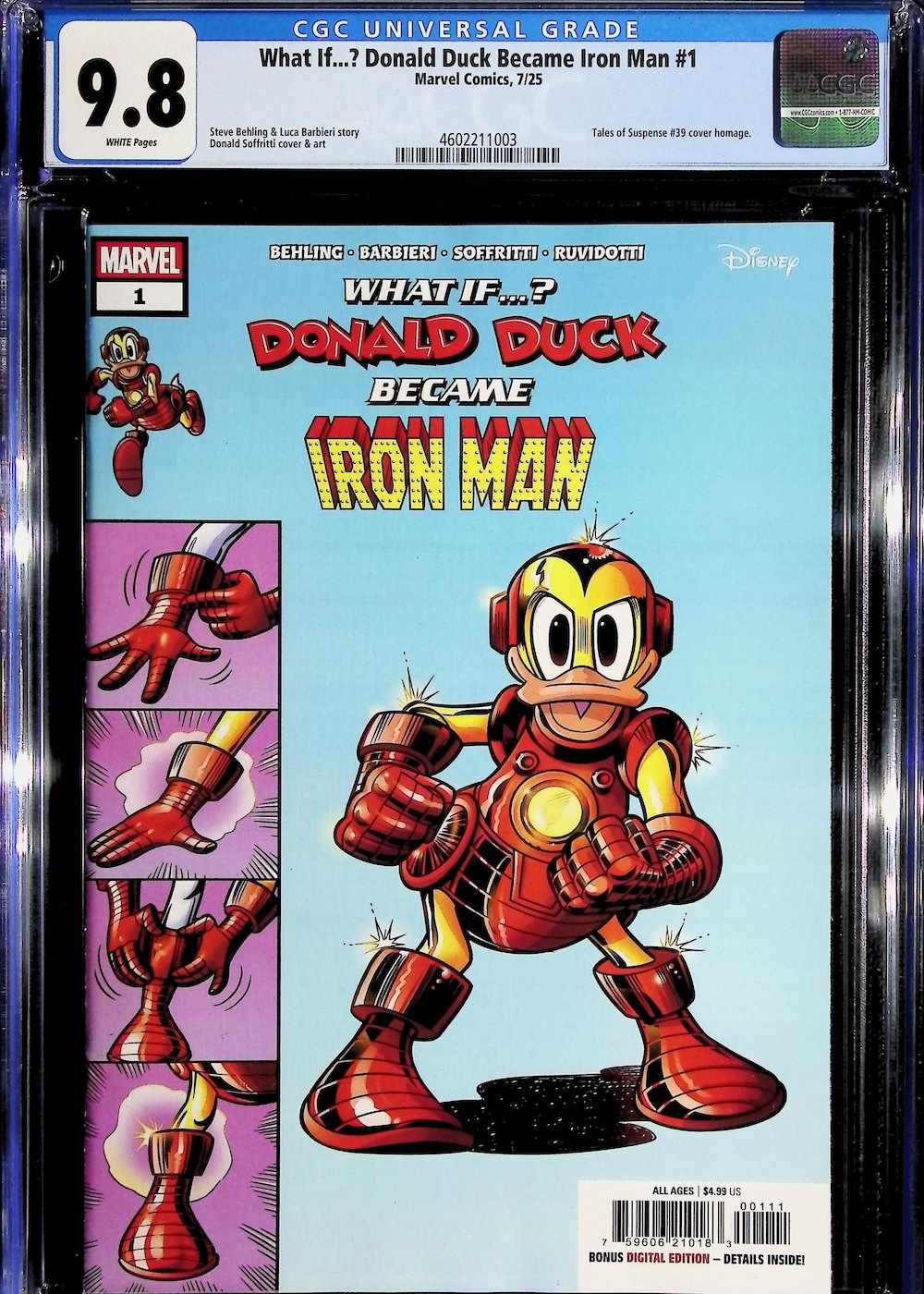 What If…? Donald Duck Became Iron Man #1 CGC 9.8